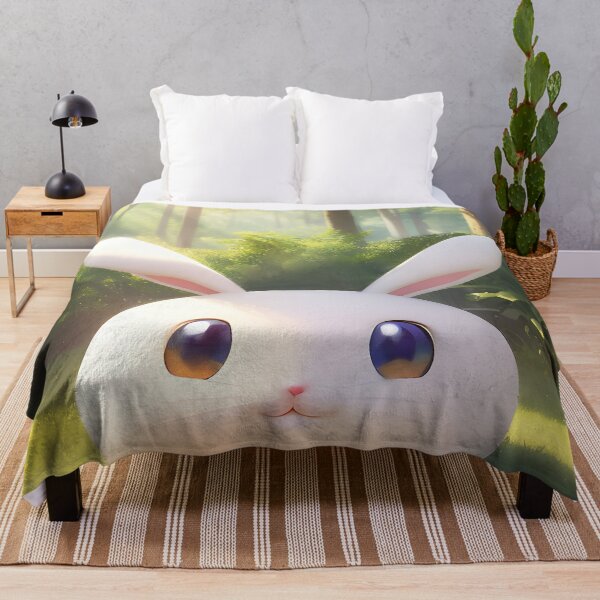 Item preview, Anime Cute White Bunny - 10 designed and sold by Rafael Branco.