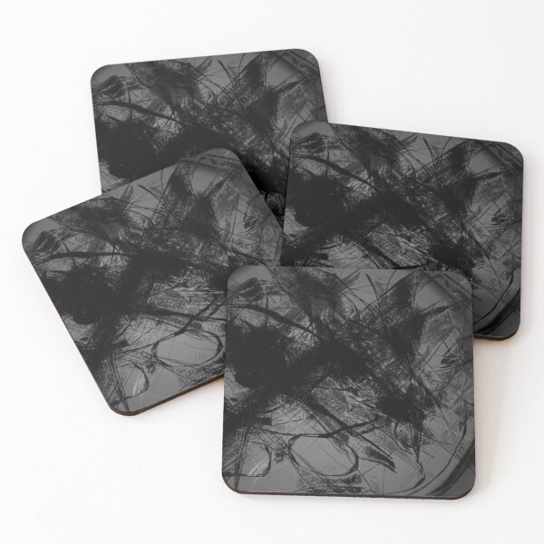 Item preview, Black & Grey Abstract Art designed and sold by Lottie7777777.