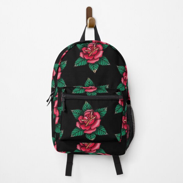 Item preview, Traditional Red Rose Tattoo designed and sold by Corinne Alexa Jackson.