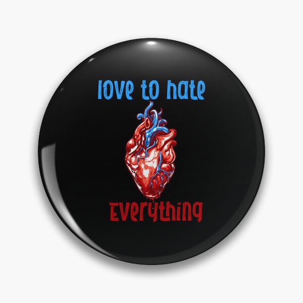 Item preview, Copy of love to hate everything. classic t-shirt designed and sold by r1bbit.
