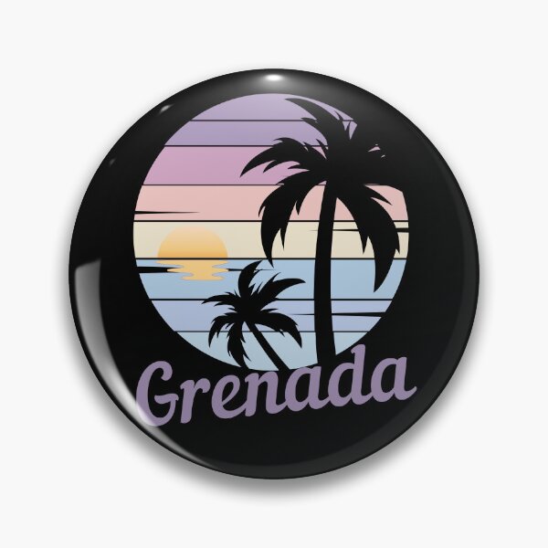 Item preview, GRENADA- Top Caribbean Islands, National Beach Day, Tropical Vacation, Sunset designed and sold by Sun Sand & Sea Art.