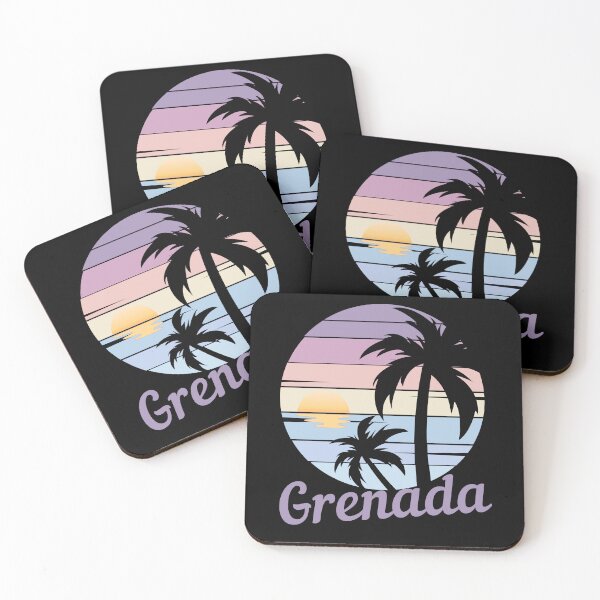 Item preview, GRENADA- Top Caribbean Islands, National Beach Day, Tropical Vacation, Sunset designed and sold by Sun Sand & Sea Art.