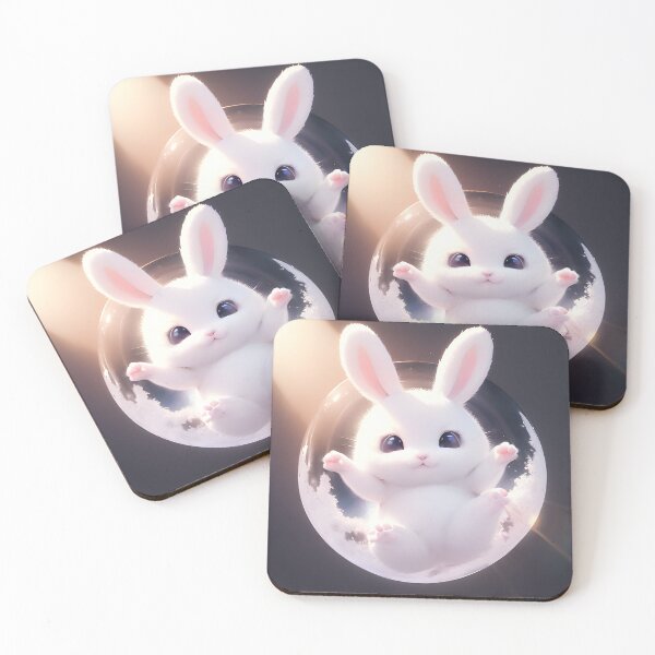 Item preview, Anime Cute White Bunny - 12 designed and sold by Rafael Branco.