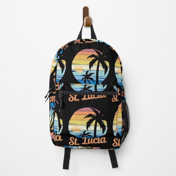 Item preview, ST. LUCIA - Top Caribbean Islands, National Beach Day, Tropical Vacation, Sunset designed and sold by Sun Sand & Sea Art.