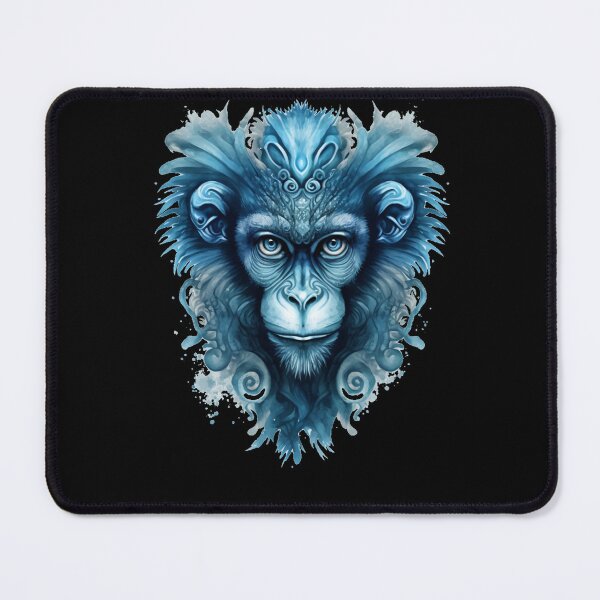 Item preview, tribal blue monkey  ❤❤ designed and sold by khaledahmed6249.
