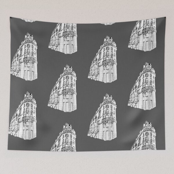 Item preview, edificio Haussmann París designed and sold by CleyVonSlay.