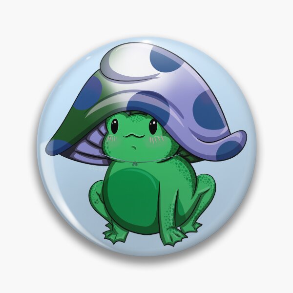 Aperçu de l'œuvre Elliot la grenouille champignon (Genderqueer Pride) créée et vendue par Fritzyfluff.
