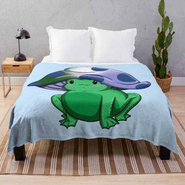 Item preview, Elliot the Toadstool Frog (Genderqueer Pride) designed and sold by Fritzyfluff.