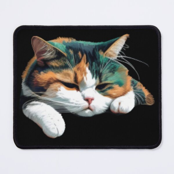 Item preview, funny lazy bored cat for cat mom cat dad cat lover no meme designed and sold by Trendy Design.