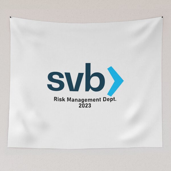 Item preview, Silicon Valley Bank Risk Management Dept 2023 Funny Finance Meme Design Gift designed and sold by epicmemeshirts1.