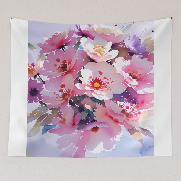 Item preview, Flowering Vines: Watercolor Painting designed and sold by KH-GardenEden.