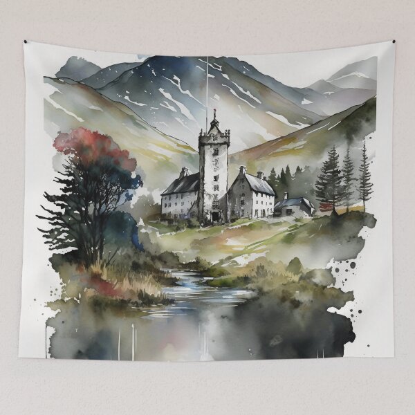 Item preview, English countryside and flag designed and sold by TheDigitalAnvil.