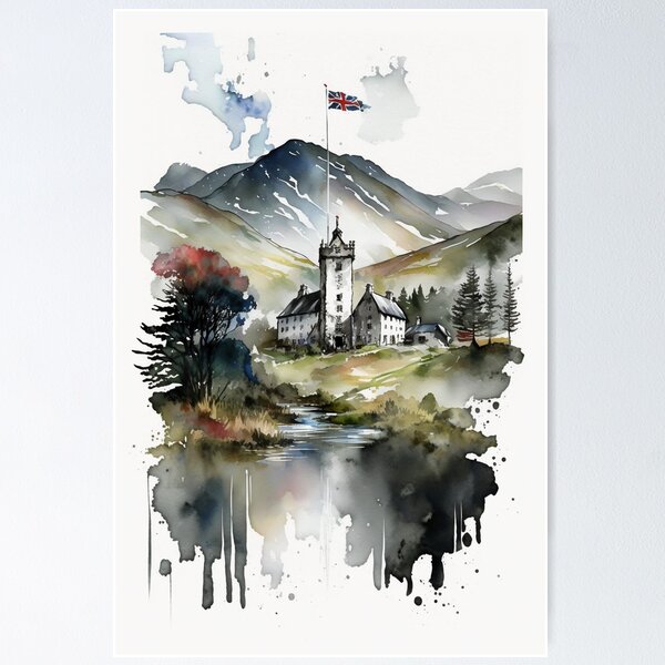 Item preview, English countryside and flag designed and sold by TheDigitalAnvil.