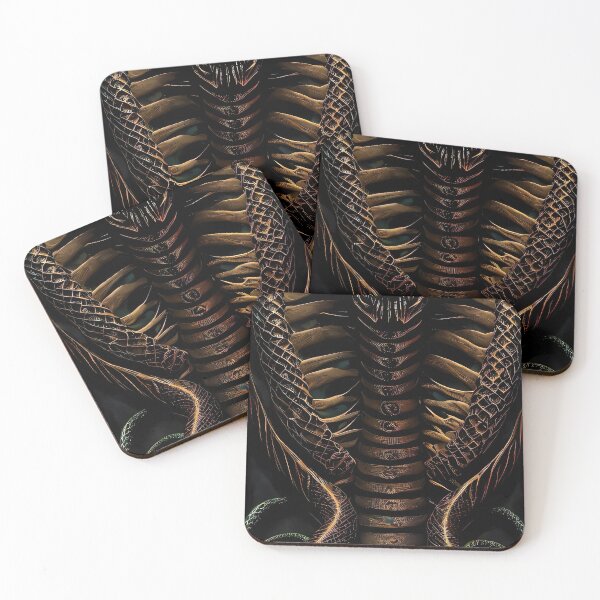 Item preview, Biomechanical evil Cobra Snake designed and sold by RaveToTheGrave.