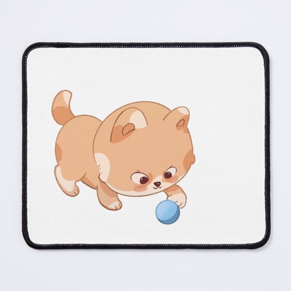 Item preview, Cute red kitten playing with ball designed and sold by Swabbykawaii.
