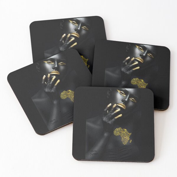 Item preview, Golden Heart of Africa; designed and sold by StickerApe.