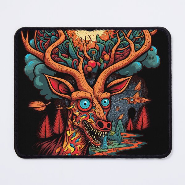 Item preview, The Red Deer of the Forest designed and sold by waxmonger.