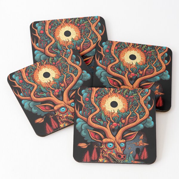 Item preview, The Red Deer of the Forest designed and sold by waxmonger.
