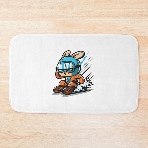 Item preview, cool bunny skiing designed and sold by Mqyou.