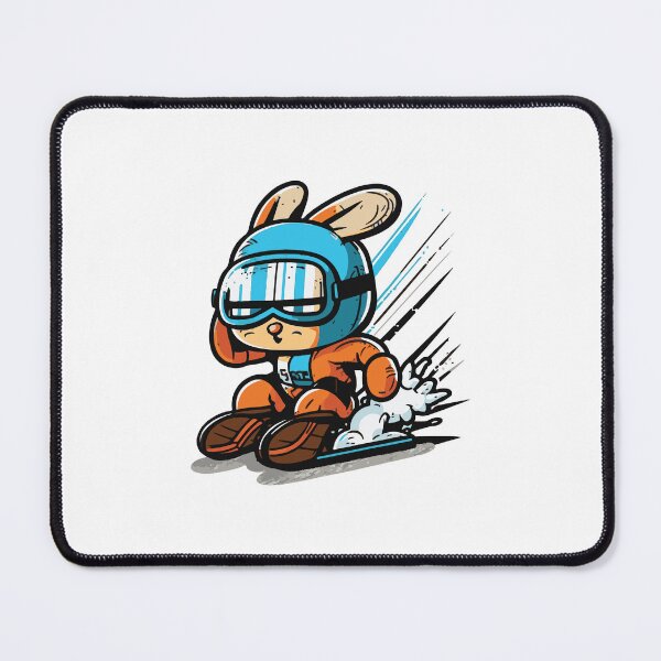 Item preview, cool bunny skiing designed and sold by Mqyou.