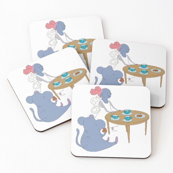 Item preview, tea time with fairy and monkey designed and sold by Emma Raven.