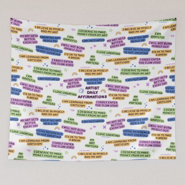 Item preview, Artist Daily Affirmations designed and sold by Mossysplashart.