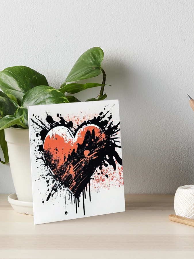 Graffiti Heart  Art Board Print for Sale by Nakita Lamar