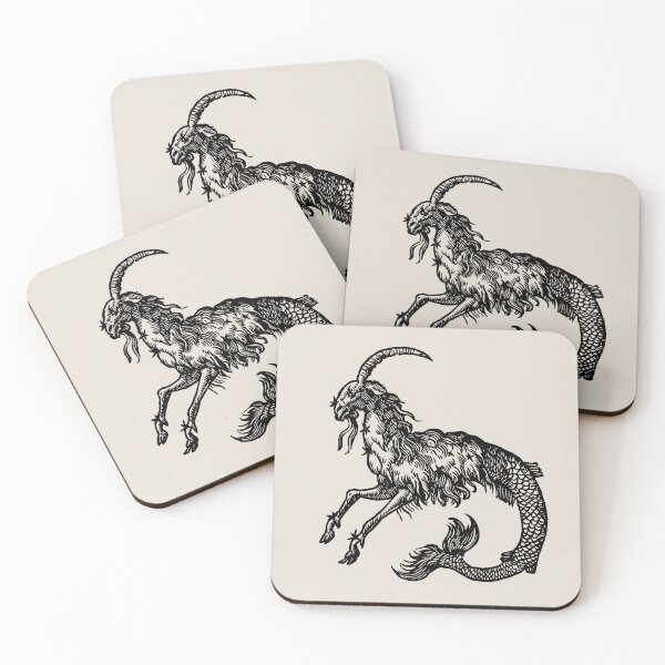 Item preview, Capricorn Woodcut designed and sold by Laraus.