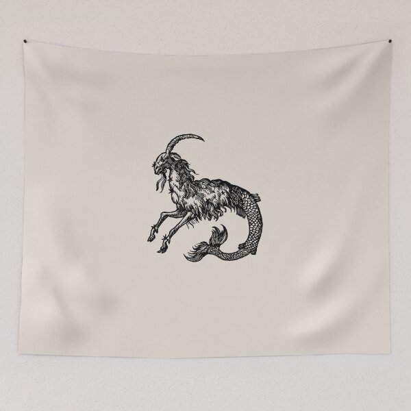 Item preview, Capricorn Woodcut designed and sold by Laraus.