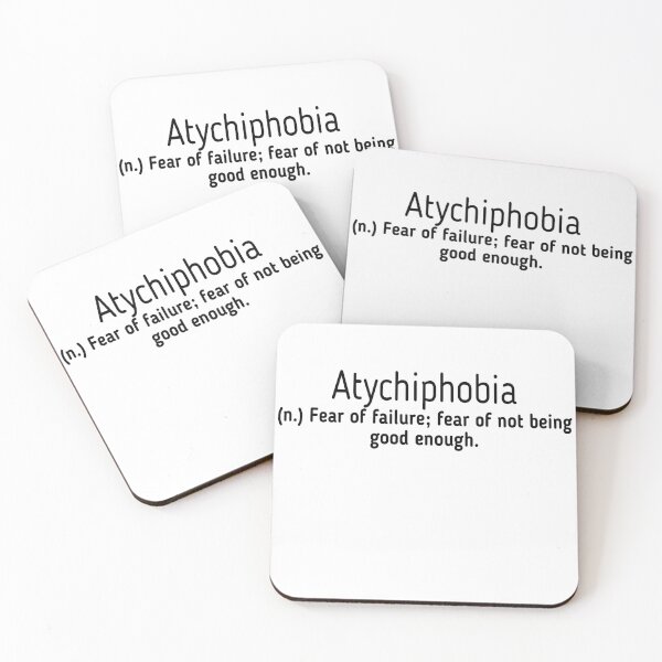 Item preview, Atychiphobia Definition  designed and sold by Mariano ⭐⭐⭐⭐⭐.