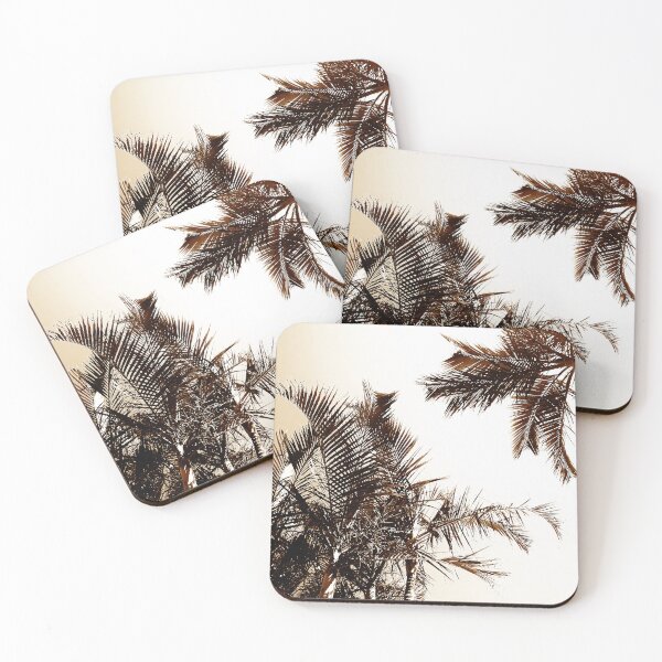 Item preview, Tropical Style Décor Palm Tree Fronds Sunkissed Bronze Tones designed and sold by Beachy.