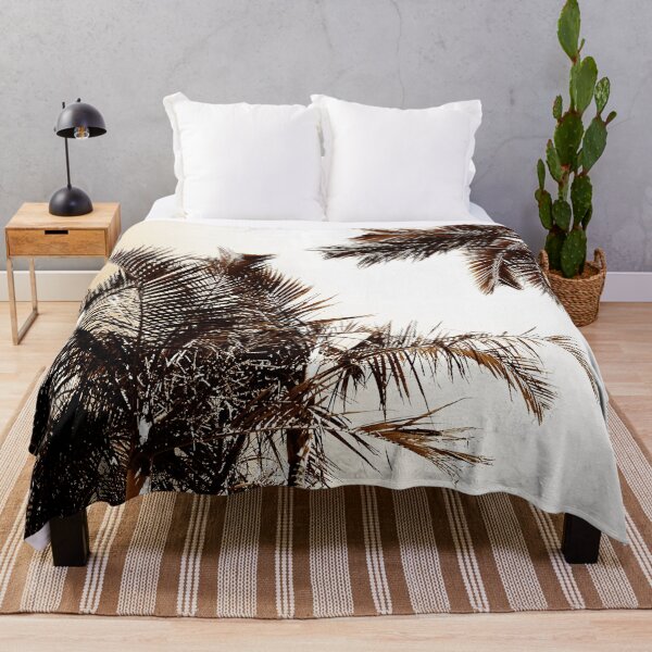 Item preview, Tropical Style Décor Palm Tree Fronds Sunkissed Bronze Tones designed and sold by Beachy.