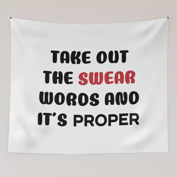 Item preview, Take out the swear words designed and sold by Tora-Designs.