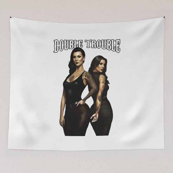 Aperçu de l'œuvre DOUBLE TROUBLE créée et vendue par vintage-grrrl.