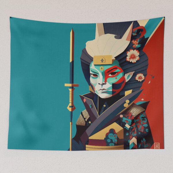 Item preview, Samurai Kabuki Figure designed and sold by aiko-art.