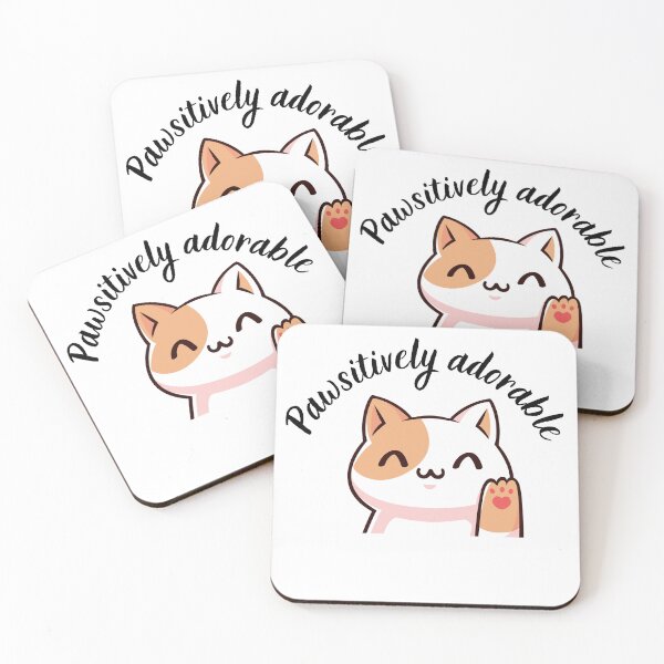 Item preview, Pawsitively adorable, cute cat designed and sold by GeekLabz.