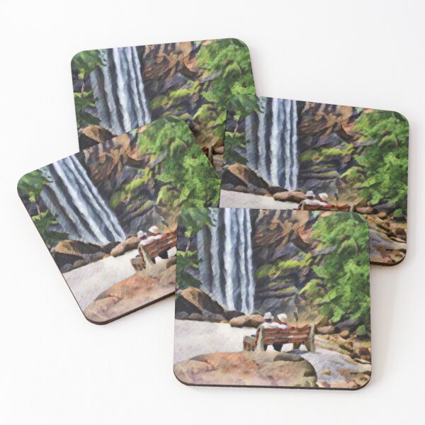 Item preview, Couple at Toccoa Falls colored pencil style designed and sold by Craig Kauzmann.