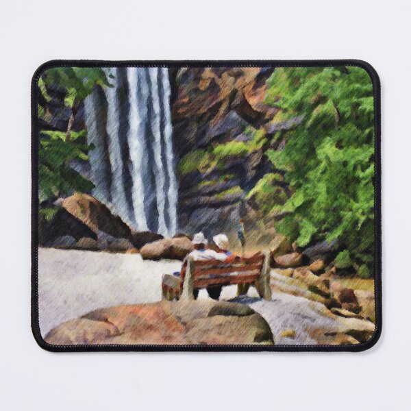 Item preview, Couple at Toccoa Falls colored pencil style designed and sold by Craig Kauzmann.