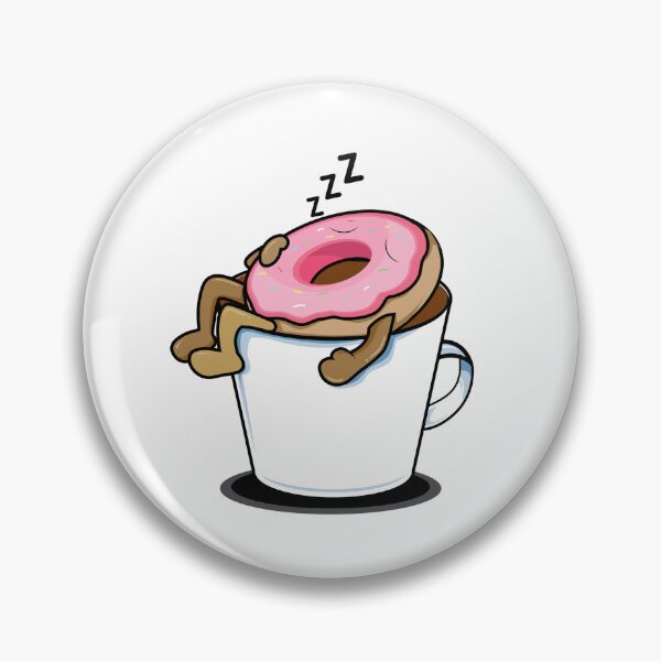 Item preview, Pink Donut Sleep In Black Coffee designed and sold by Gile-Shop.