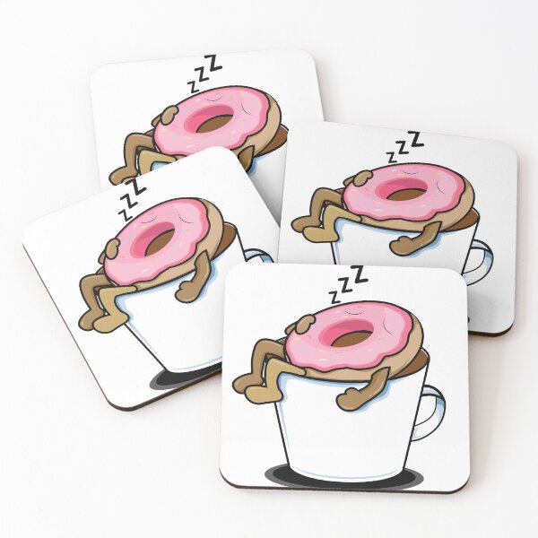 Item preview, Pink Donut Sleep In Black Coffee designed and sold by Gile-Shop.