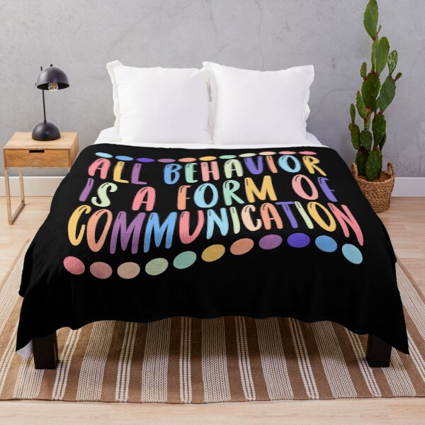 Item preview, All Behavior Is A Form Of Communication For Teachers And Students Colorful Style designed and sold by Houssemanthony.