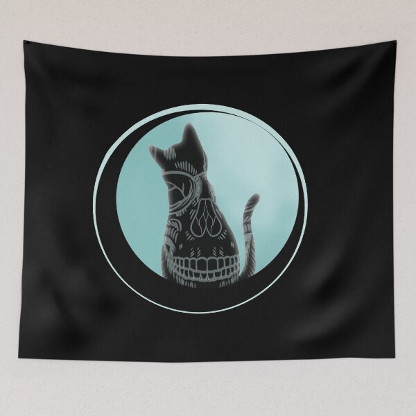 Item preview, Cat dreaming on the moon designed and sold by Emptydeck.