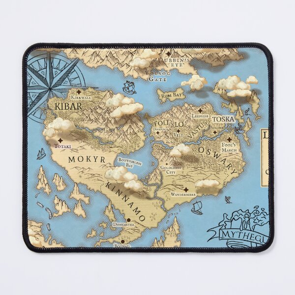 Item preview, Map Of Mytheglin designed and sold by KimberlyLemming.