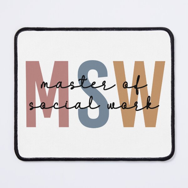 Item preview, Retro MSW Master of Social Work | Social Worker Retro | Social Worker graduation gifts | MSW Master of Social Work designed and sold by Violet Treasures.