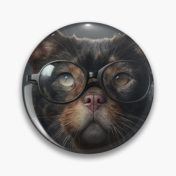 Item preview, Cute Cat With Glasses designed and sold by WixWorks.