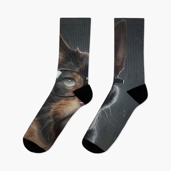 Item preview, Cute Cat With Glasses designed and sold by WixWorks.