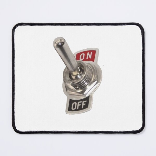 Item preview, Toggle Switch Full Blast On/Off T-shirt Decal Sticker designed and sold by HatzicTshirts.