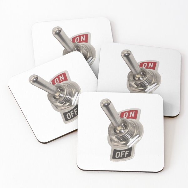 Item preview, Toggle Switch Full Blast On/Off T-shirt Decal Sticker designed and sold by HatzicTshirts.