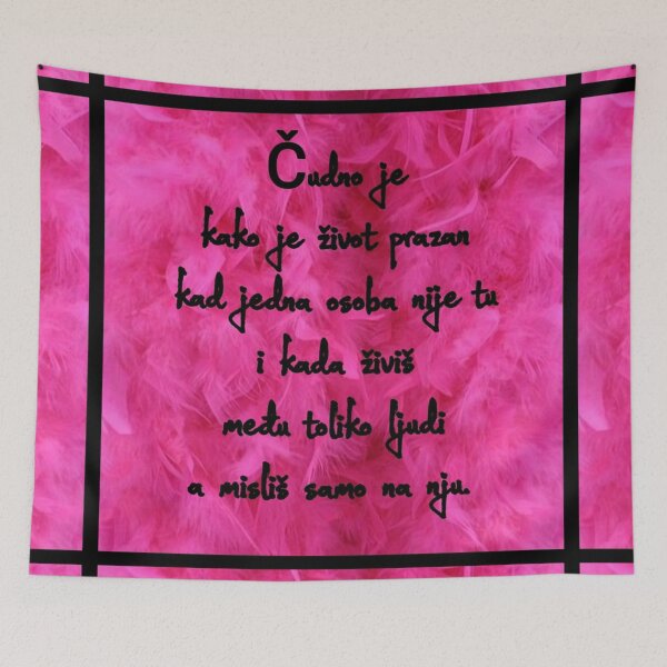 Item preview, Quote - Prazan život bez te jedne osobe i misliš samo na nju designed and sold by Marija Barisic.