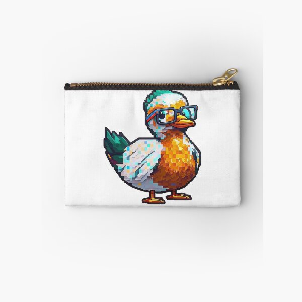 Item preview, 16-Bit Style Pixel Duck with Glasses  designed and sold by Tincanninja.